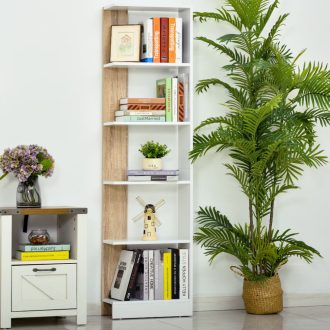 Polcos-tarolo-konyvespolc-45x21x170cm-barna-FUR195 -primbutorHU