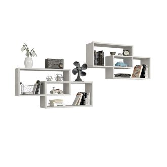 1db-fali-polc-104x22x45cm-feher-fekete-GR-01 -primbutorHU