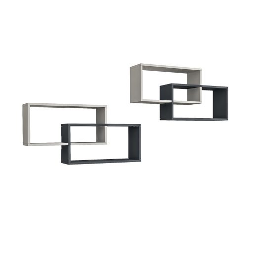 1db-fali-polc-104x22x45cm-feher-fekete-GR-01 -primbutorHU