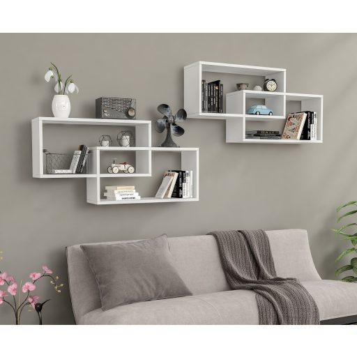 1db-fali-polc-104x22x45cm-feher-GR-02 -primbutorHU