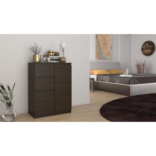 2D2S fiókos szekrény, wenge