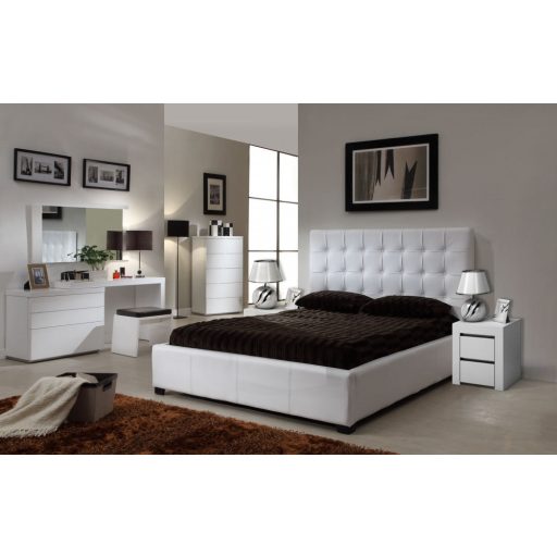 D2 éjjeliszekrény, fehér