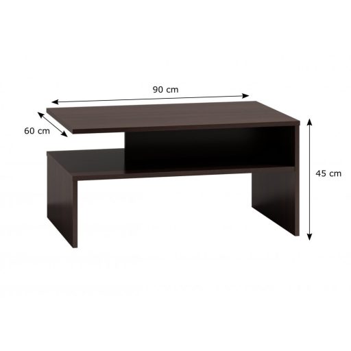 Boston dohányzóasztal, wenge