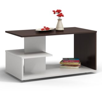 Dallas MIX dohányzóasztal, wenge- fehér