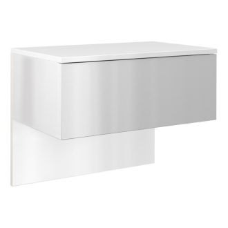 Lili éjjeliszekrény, fehér- fényes fehér