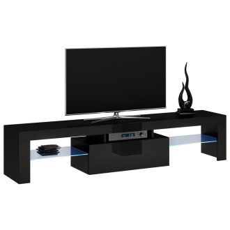 RTV DEKO160 TV állvány, fényes fekete