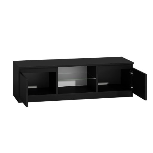 RTV120 TV állvány, fényes fekete