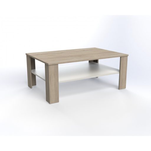 Tina MAX MIX dohányzóasztal, sonoma- fehér