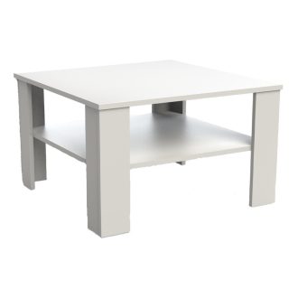 Tina MINI 70X70 dohányzóasztal, fehér