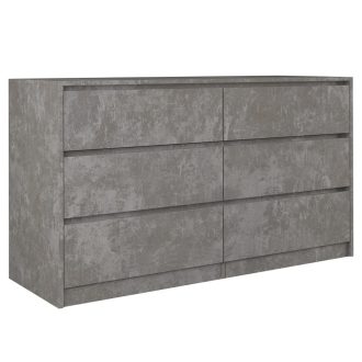K140 2X3 komód, beton
