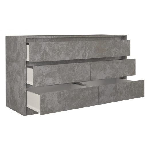 K140 2X3 komód, beton