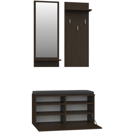 Riva előszobafal, wenge