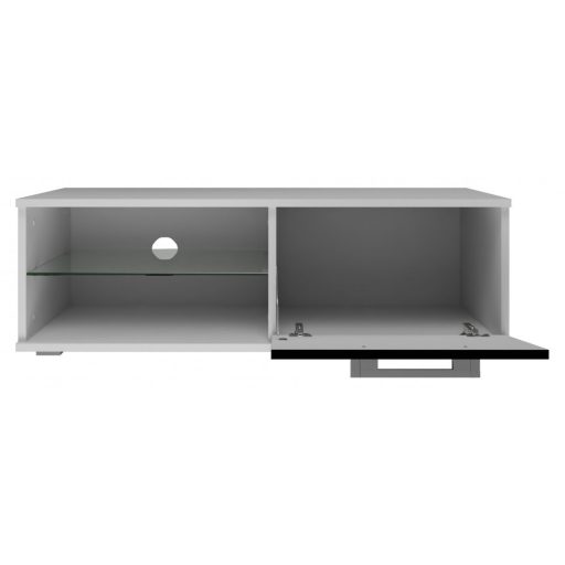 Sandy MIX TV állvány, fehér, fényes fekete