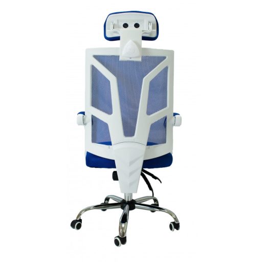 Forgó irodai szék, Scorpio, hálós szövet, kék