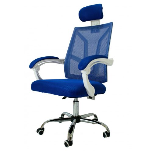 Forgó irodai szék, Scorpio, hálós szövet, kék
