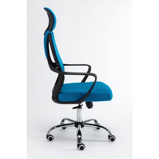 Forgó irodai szék, Nigel, szövet, kék