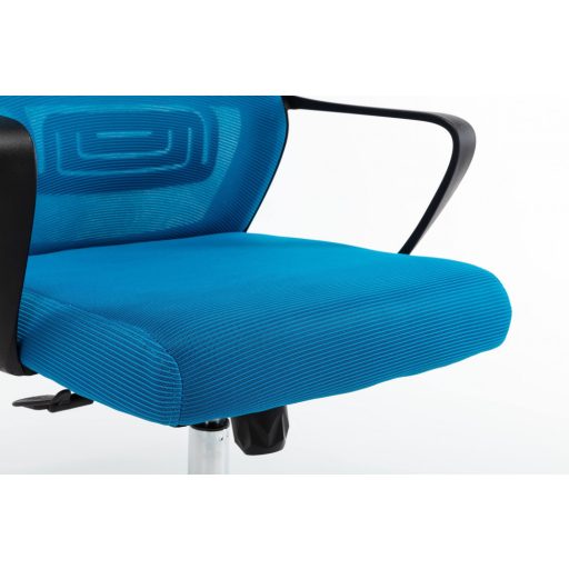 Forgó irodai szék, Nigel, szövet, kék