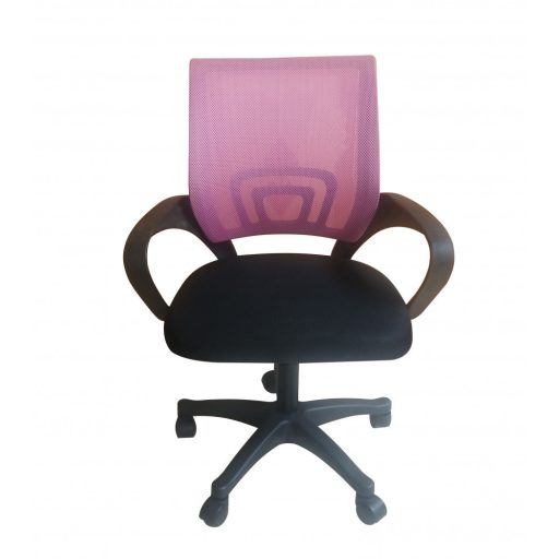Forgó gyerek irodai szék, Moris, szövet, rózsaszín