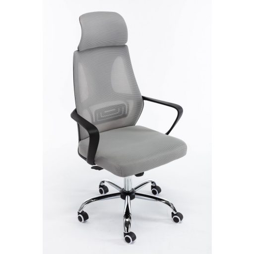 Forgó irodai szék, Nigel, szövet, szürke