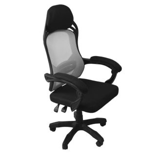   Forgó irodai szék, Oscar, hálós szövet, fekete - szürke