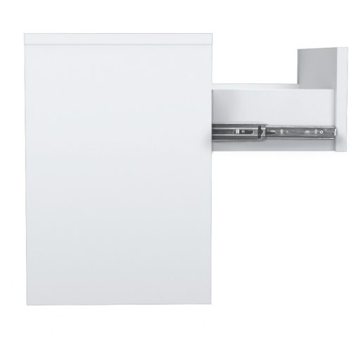 Naka éjjeliszekrény, matt fehér