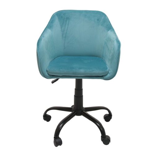 Marlin forgószék, konferenciaszék velúr borítással, világos kék