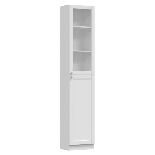 MIX IGA 120 szekrény, 1 tükörrel, 61x120x200 cm, antracit-tölgy