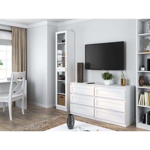 MIX IGA 120 szekrény, 2 tükörrel, 61x120x200 cm, antracit-tölgy