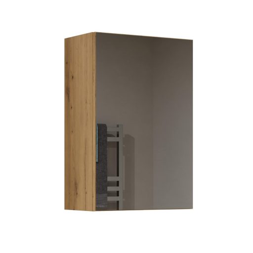 Pola 1DL felső fürdőszoba szekrény, 40x60x22 cm, tölgy