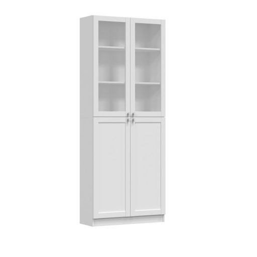 PAFOS W80/2SH polcos szekrény 200x80, 80.5x200x31 cm, fehér
