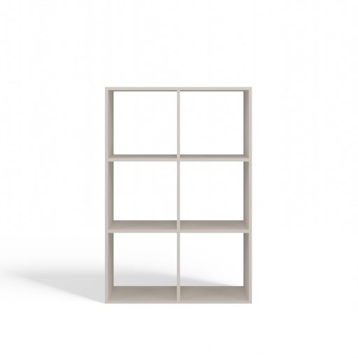 Malax 2x3 polc, 110x75x30 cm, kasmír