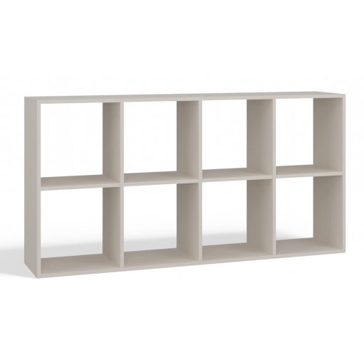 Malax 2x4 polc, 147x75x30 cm, kasmír
