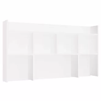NDST 130 fali polc, 128x70x18 cm, fehér