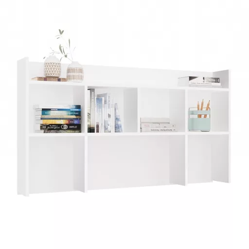 NDST 130 fali polc, 128x70x18 cm, fehér