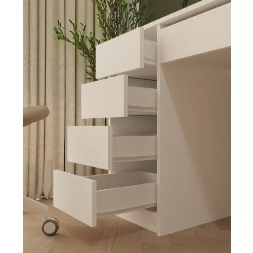 ARTO íróasztal 120x55x76.5 cm, fehér