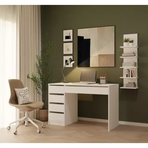 ARTO íróasztal 120x55x76.5 cm, fehér