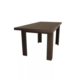 Kinyitható étkezőasztal (120-160 cm), sötét kőris