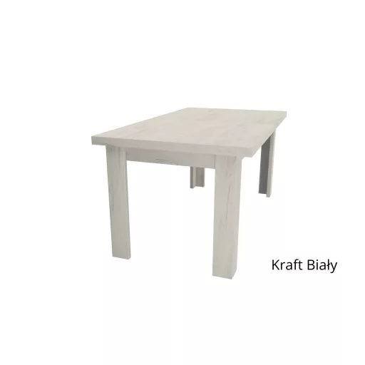 Kinyitható étkezőasztal (160-260 cm), fehér tölgy