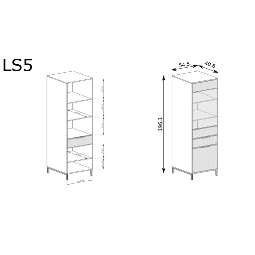 Linkastyles LS-5 vitrin, kasmír