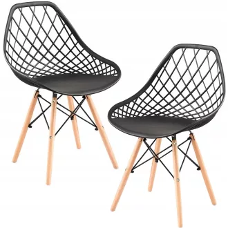 Parker Design szék - Fekete N - Csomagolássérült