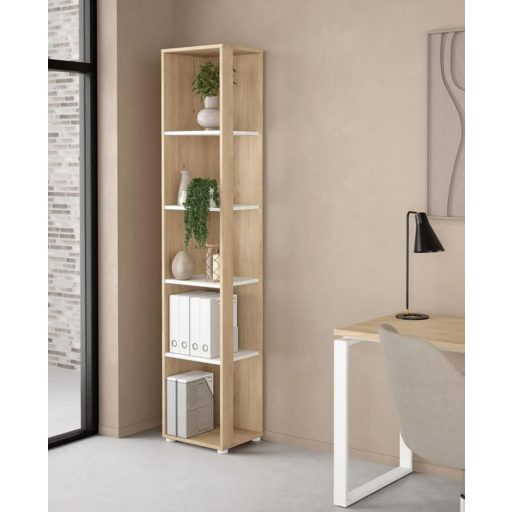 Polcos-tarolo-konyvespolc-36x36x180cm-barna-KH09-2 -primbutorHU
