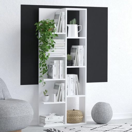 Polcos-tarolo-konyvespolc-60x18x150cm-feher-KH12-2 -primbutorHU