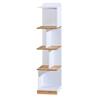 Polcos-tarolo-konyvespolc-38x35x155cm-feher-KH13-1 -primbutorHU