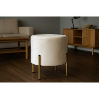 Kerek puff lábakon 35 x 40 cm