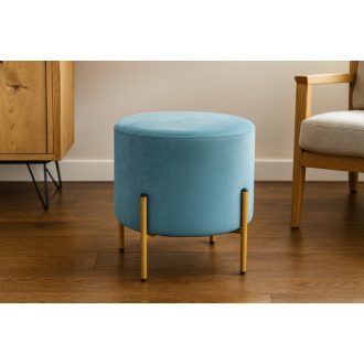 Kerek puff lábakon 35 x 40 cm