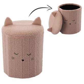 Összecsukható puff tárolóval 28 x 28 x 34 cm