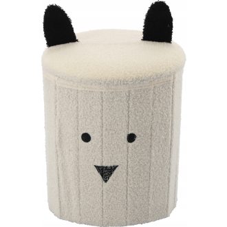 Összecsukható puff tárolóval 28 x 28 x 34 cm