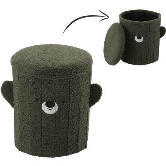 Összecsukható puff tárolóval 28 x 28 x 34 cm