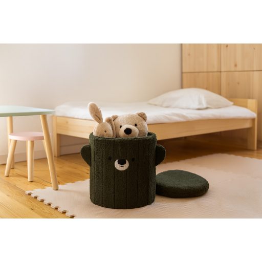 Összecsukható puff tárolóval 28 x 28 x 34 cm