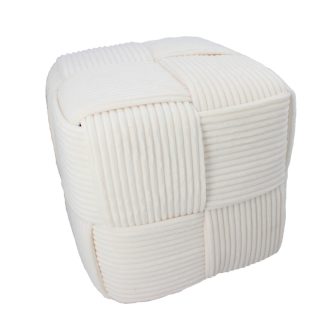 Fonott kocka puff 40 x 40 x 40 cm